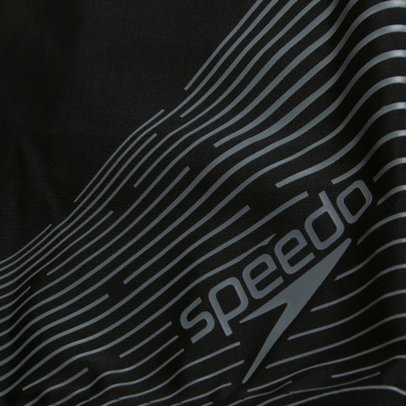 Плавки-шорты Speedo Medley Logo Aquashort (Мужской; 32 (48); черный/серый)
